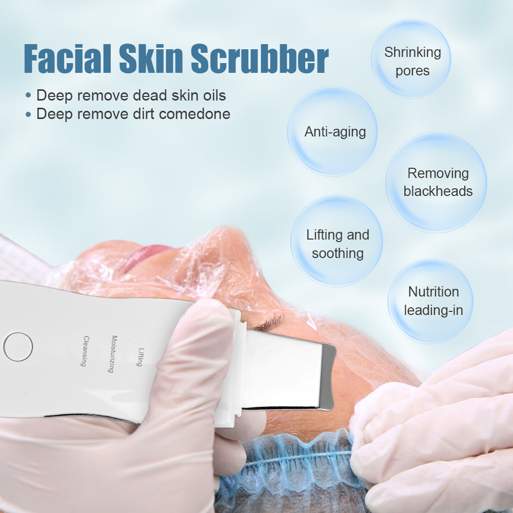 Ultrasonic Skin Scrubber – Deep Pore & Blackhead Cleaner