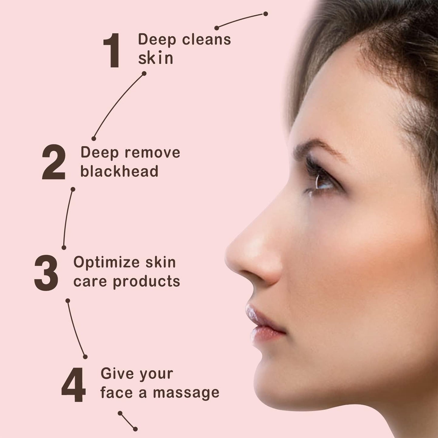 Ultrasonic Skin Scrubber – Deep Pore & Blackhead Cleaner