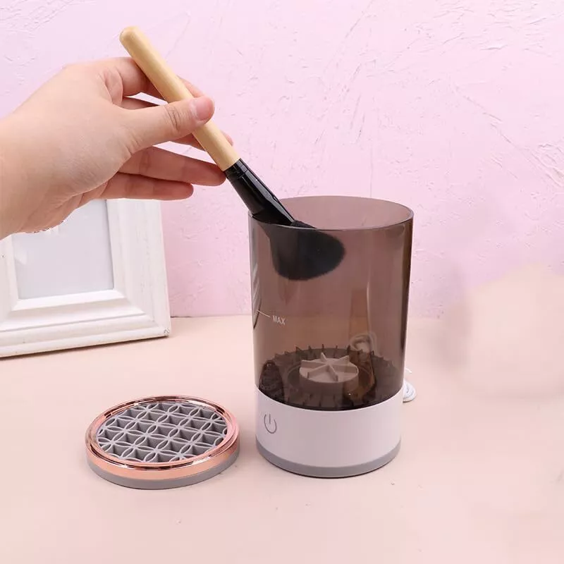 Electric Makeup Brush & Sponge Cleaner β Deep Clean & Dry in Seconds
