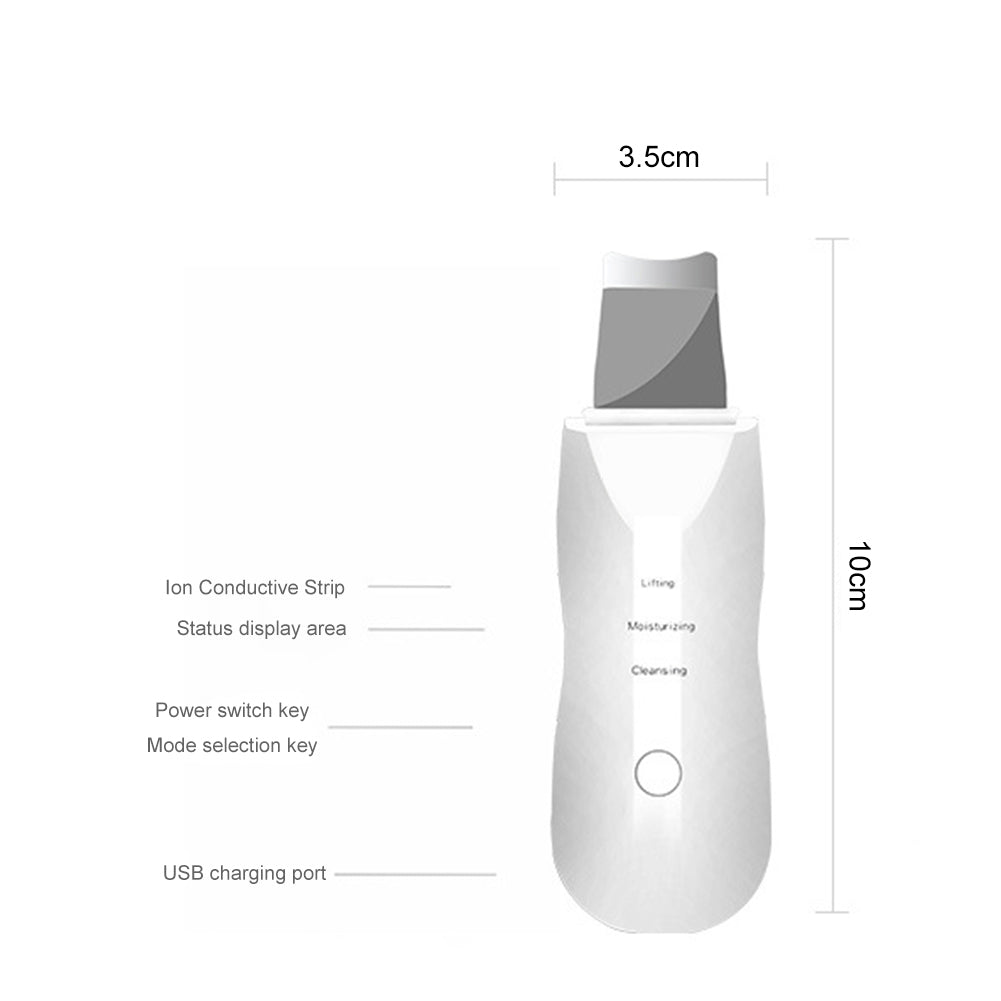 Ultrasonic Skin Scrubber – Deep Pore & Blackhead Cleaner