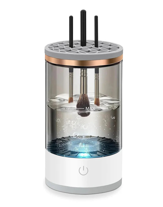 Electric Makeup Brush & Sponge Cleaner – Deep Clean & Dry in Seconds
