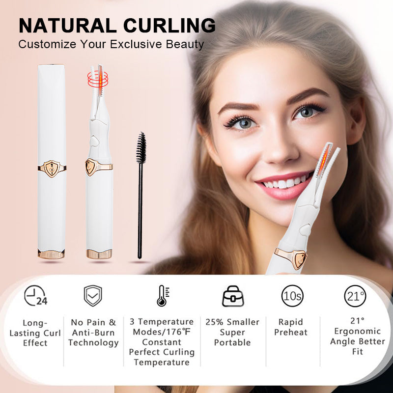 Electric Eyelash Curler with Smart Temperature Control