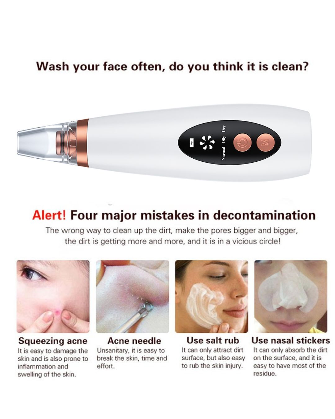 Vacuum Pore and Blackheads Cleaner pro